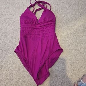 Vibrant Purple Swimsuit
